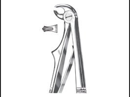 Tooth Extracting Forceps, For Children With Spring