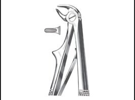 Tooth Extracting Forceps, For Children With Spring