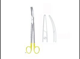 Hysterectomy Scissors TC