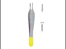 Forceps With Tungsten Carbide inserts