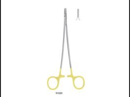 Needle Holders With Tungsten Cerbide Inserts