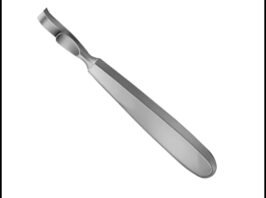 Rugine Farabeuf-Collin Straight 16cm 11mm Blade